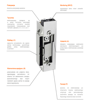 ELEKTROZACZEP HARTTE S12 Z PAMIĘCIĄ 12V AC/DC