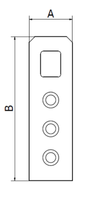 ZAWIESZKA MEBLOWA 22 x 80 mm