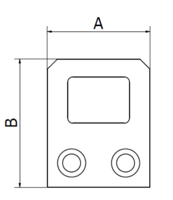 ZAWIESZKA MEBLOWA 15 x 20 mm