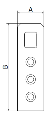 ZAWIESZKA MEBLOWA 15 x 50 mm