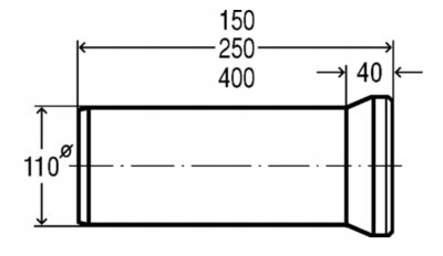 SZTUCER DO WC 110 x 400