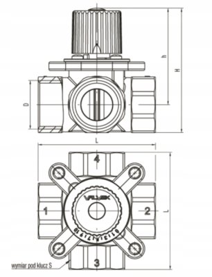 ZAWÓR 4-DROGOWY MIESZAJĄCY DN20 CONTROLMIX4